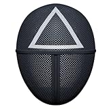 Firelia Game Maske Viereck Bösewicht Frontman Tintenfisch-Spiel Quadrat Dreieck Kreis Maske...