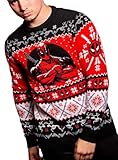Deadpool Strickpullover Weihnachtspullover Unisex für Männer oder Frauen - Ugly Sweater Marvel...