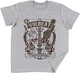 New S Volbeat Band Kinder Jungen Mädchen Unisex T-Shirt Grau