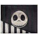 Nightmare Before Christmas Jack Outfit gestreift Portemonnaie Geldbörse Schwarz