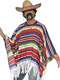 Smiffys Poncho, Mehrfarbig