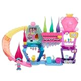 Mattel DREAMWORKS TROLLS Gemeinsam Stark - Furchtberg Spielset mit Königin Poppy und Rutsche,...