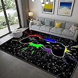 Ganekihedy Gamer Controller Teppiche rutschfeste Fußmatte Home Runner Teppich Schlafzimmer Kinder...
