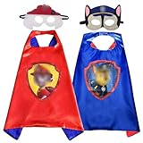 simyron Paw Dog Kinderkostüm Set Paw Dog Cosplay Kostüme Cartoon Umhang und Maske Cosplay Kostüme...