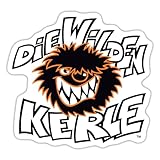 Spreadshirt Die Wilden Kerle Logo Sticker, 10 x 10 cm, Mattweiß