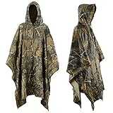 Infreecs Regenjacke Regenponcho Wasserdichter, 3 in 1 Zelt Campingdecke Regenjacken, Unisex...