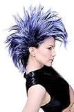 WIG ME UP - PW0078-1-P103PC10 Perücke Faschingsperücke Karneval Punk Glam Vamp Mohawk Iro...