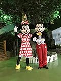 Sinoocean Mickey Maus und Minnie Maus Erwachsene Maskottchen Kostüme Cosplay Fancy Kleid Outfits...