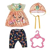 BABY born Halloween-Kostüm, Kürbiskleid mit Leggins und Mütze, für 43 cm Puppen, 834275 Zapf...
