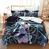 GD-SJK Kinderbettwäsche-Set 135x200 cm+50x75 cm Cartoon und Animation 3-teiliges Set aus...