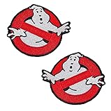 Ghost iron on Patch, 2 Stück Taktisch Ghostbuster Geist Emblem Applikation zum aufbügeln Aufnäher...