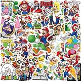 Dekewe Mari Aufkleber Kinder, 100 Stück Anime Sticker Gaming Sticker, Wasserfester Vinyl Aufkleber...