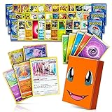 CARDMEX Pokemon Karten original in deutsch 50 Verschiedene - Set mit 1x Holo & 2X Reverse Glitzer...