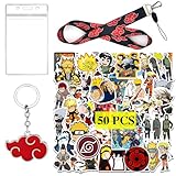 GTOTd Anime Stickers Aufkleber (50 Stück Mit Keychain and Lanyard Dekor) Gifts Geschenke Anime...