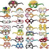 30 Stück Lustige Party Brillen Foto Requisiten Maskerade Masken Kostüm Dekoration für Kinder...