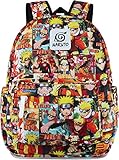Roffatide Anime Naruto Laptop Rucksack College Schultasche Leichte Daypack Gedruckte Cosplay...