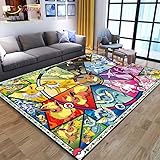 Allenada Teppich, 3D-Druck-Anime Cartoon, Teppich, Bodenmatte, Rechteckig, Für Wohnzimmer,...