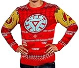 Iron Man Weihnachtspullover für Damen und Herren Marvel Geschenk, Mehrfarbig, Medium