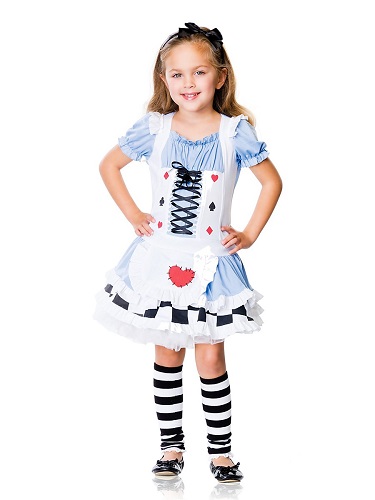 Alice im Wunderland Kostüm Kleid Kinder Mädchen