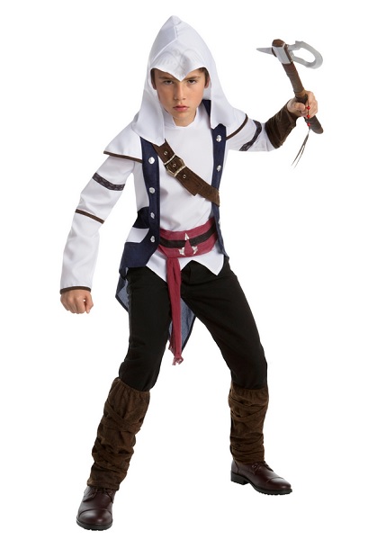 Assassins Creed Kostüm Kinder Jungen Mädchen Connor