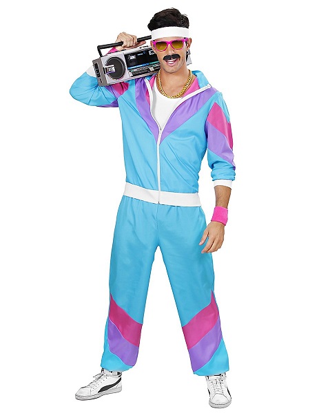 Bad Taste Outfit Assi Kostüm Herren Männer Jogginganzug