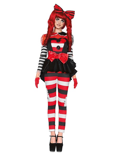 Halloween Kostüm Damen Flickenpuppe