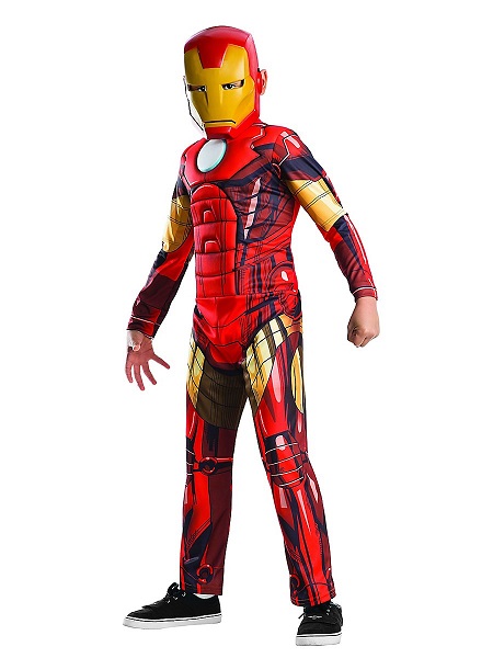 Iron Man Kostüm Kinder M 128 cm Avengers Comic Helden Superhelden Kinderkostüm