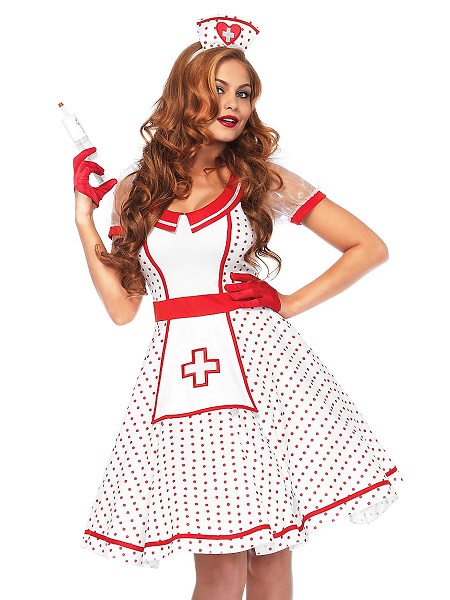 Sexy Krankenschwester Kostüm Damen