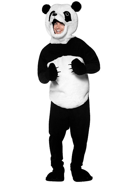 Panda Kostüm Herren Männer Erwachsene
