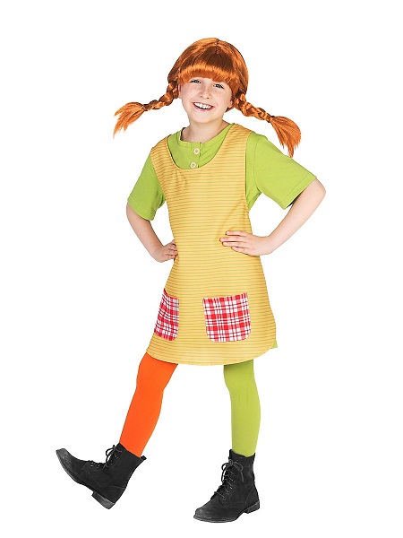 Pippi Langstrumpf Kostüm Kinder Mädchen