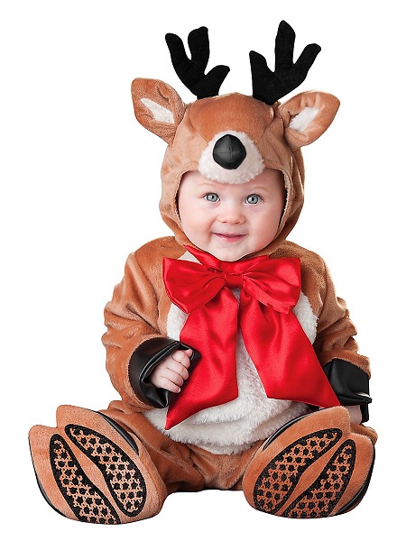 Weihnachtskostüm Baby Rentier