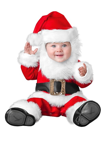 Nikolaus Weihnachtsmann Kostüm Baby