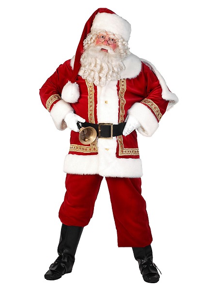 Weihnachtsmann Kostüm Herren Nikolaus