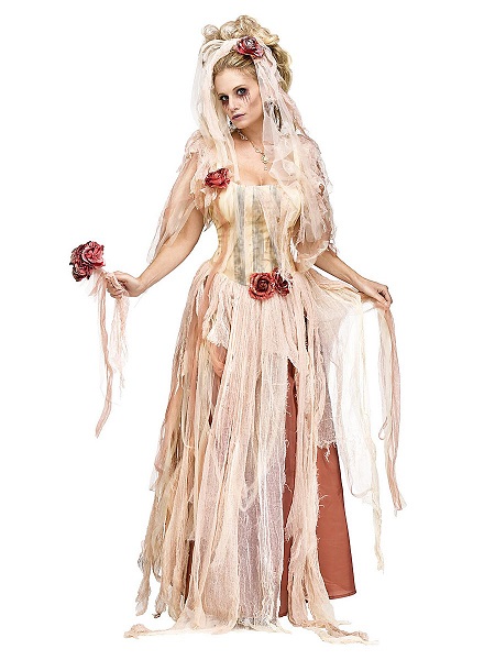 Zombie Braut Kostüm Damen Frauen Erwachsene