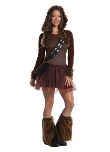 Chewbacca Kostüm Damen Frauen Erwachsene
