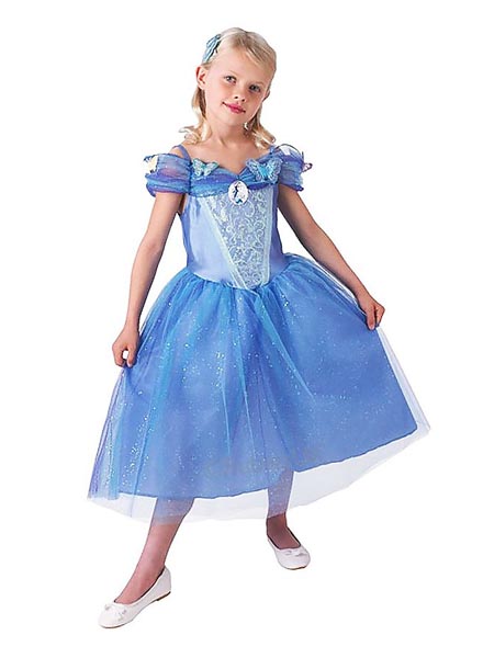 Cinderella Kleid Kostüm Kinder Mädchen blau