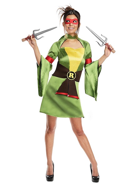 Ninja Turtles Kostüm Damen Frauen Erwachsene