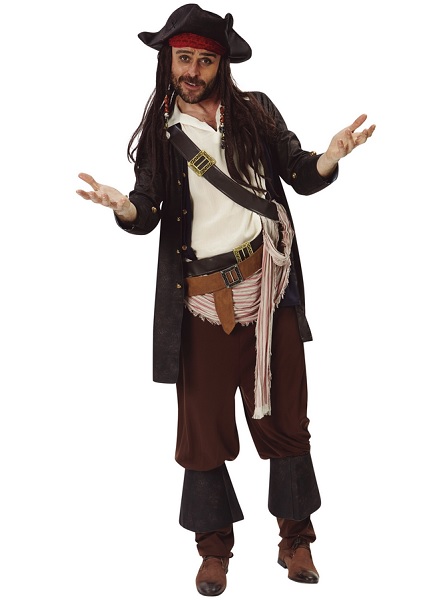 Captain Jack Sparrow Kostüm Herren Männer Erwachsene