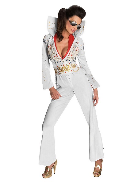 Elvis Presley Kostüm Damen Frauen Erwachsene
