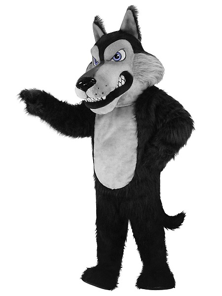 Maskottchen Kostüm Wolf