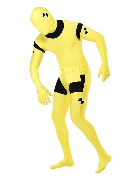 Morphsuit Ganzkörperanzug Ganzkörperkostüm Crash Test Dummy