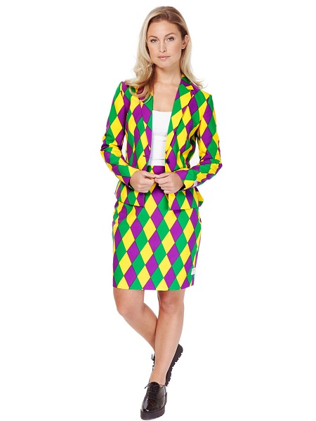 Opposuits Anzug Harlequeen Damen Frauen Erwachsene