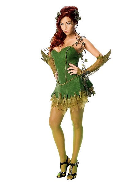 Poison Ivy Kostüm Damen Frauen Erwachsene