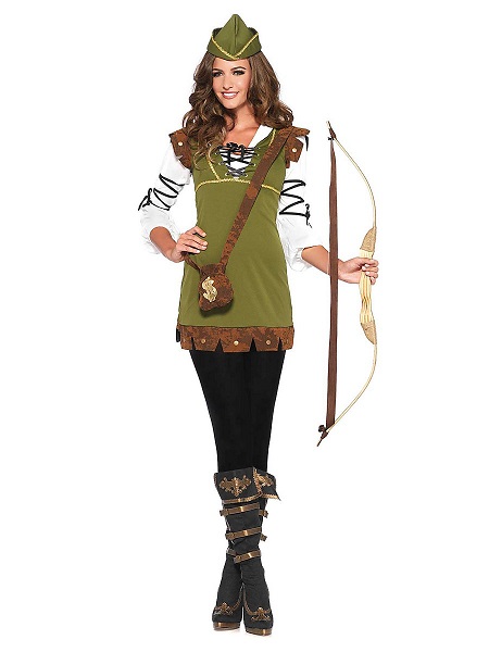 Robin Hood Kostüm Damen Frauen Erwachsene