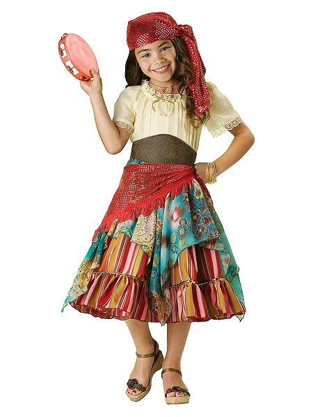 Wahrsagerin Kost m Zigeunerkost m F r Damen Kinder G nstig Kaufen