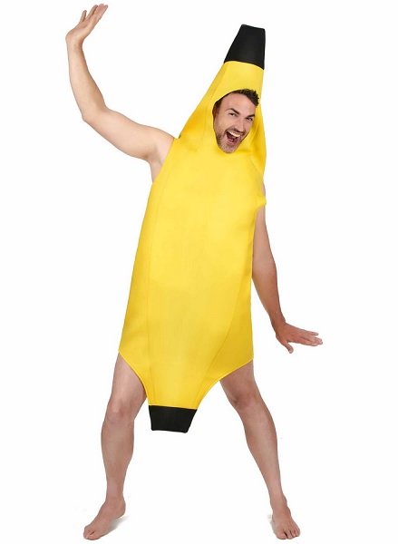 Bananenkostüm Herren Männer Erwachsene