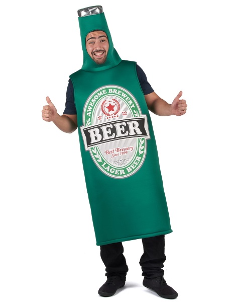 Bier Kostüm Bierflasche Kostüm Herren Männer Erwachsene