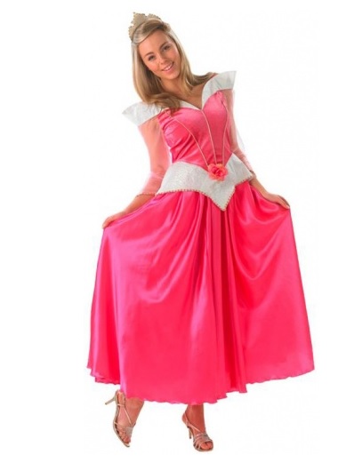 Dornröschen Kostüm Kleid Damen Frauen Erwachsene