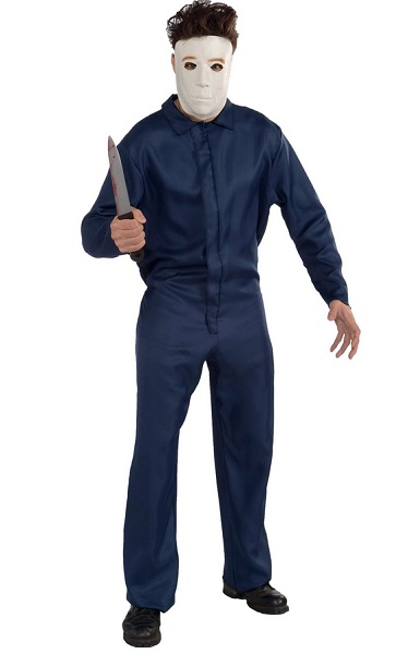 Michael Myers Kostüm Herren Erwachsene blau
