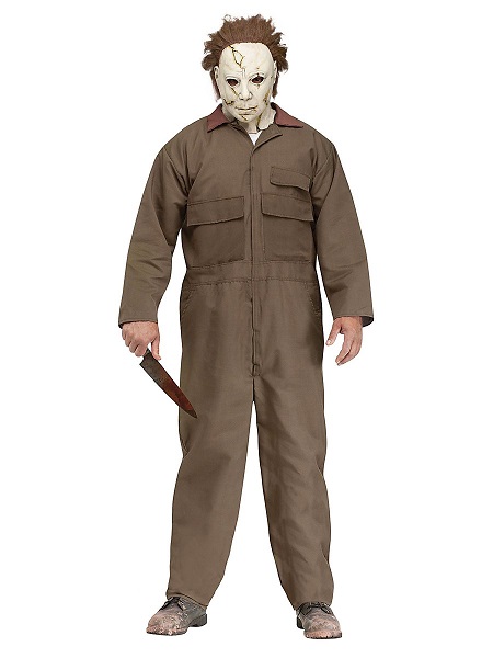 Michael Myers Kostüm Herren Männer Erwachsene braun